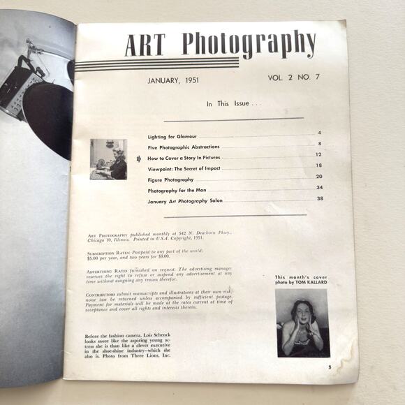 Stephen Deutch 1951 Art Photography Magazine Vol 2 No 7 Figure Cheesecake Pin Up - Picture 4 of 15